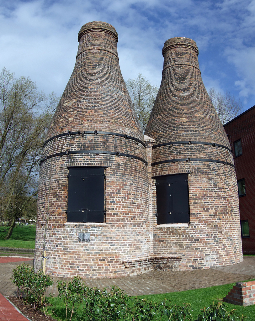 These bottle kilns are only one of the tourist attractions in Stoke on Trent that will surprise you...!  (photo by CC user futurilla on Flickr)