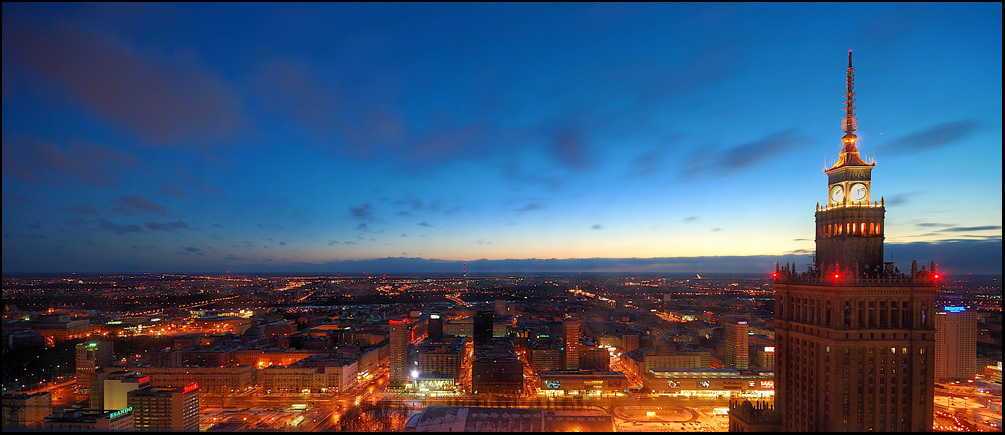 downtown Warsaw